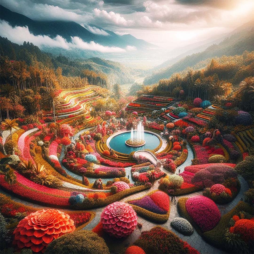 wisata taman bunga nusantara