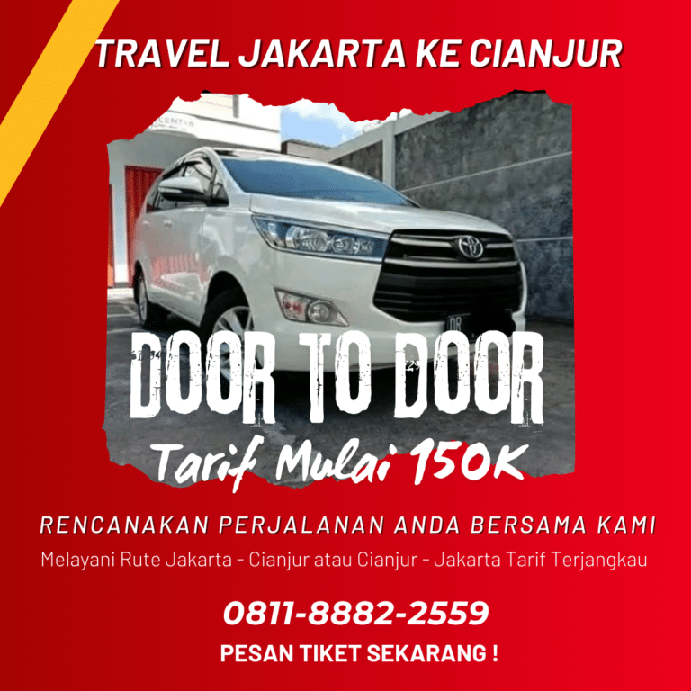 travel jakarta ke cianjur