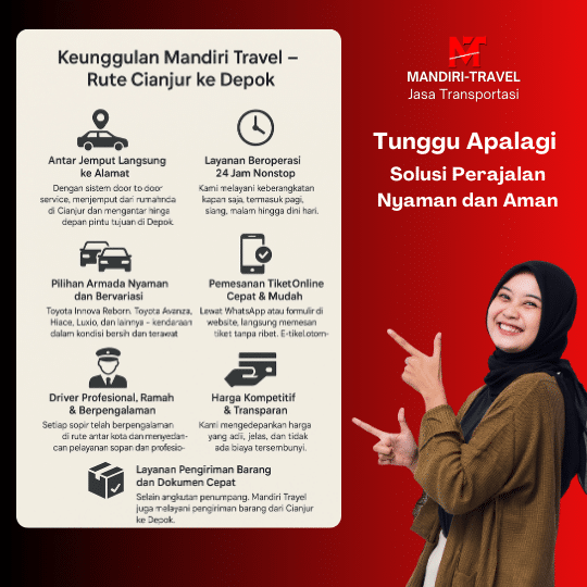 travel cianjur depok