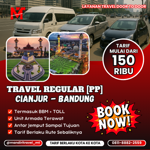 Ongkos Travel Cianjur ke Bandung