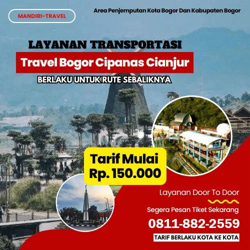 travel jakarta cipanas cianjur