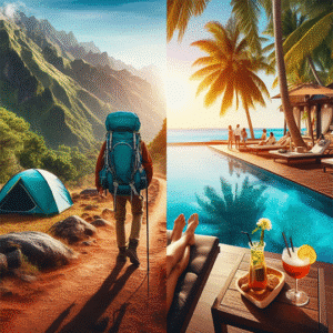 backpacking vs luxury liburan