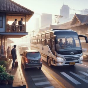 travel vs kendaraan umum